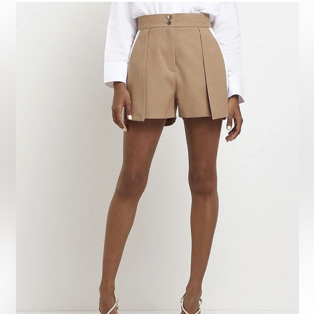 BNWT River Island Beige Side Stripe Shorts